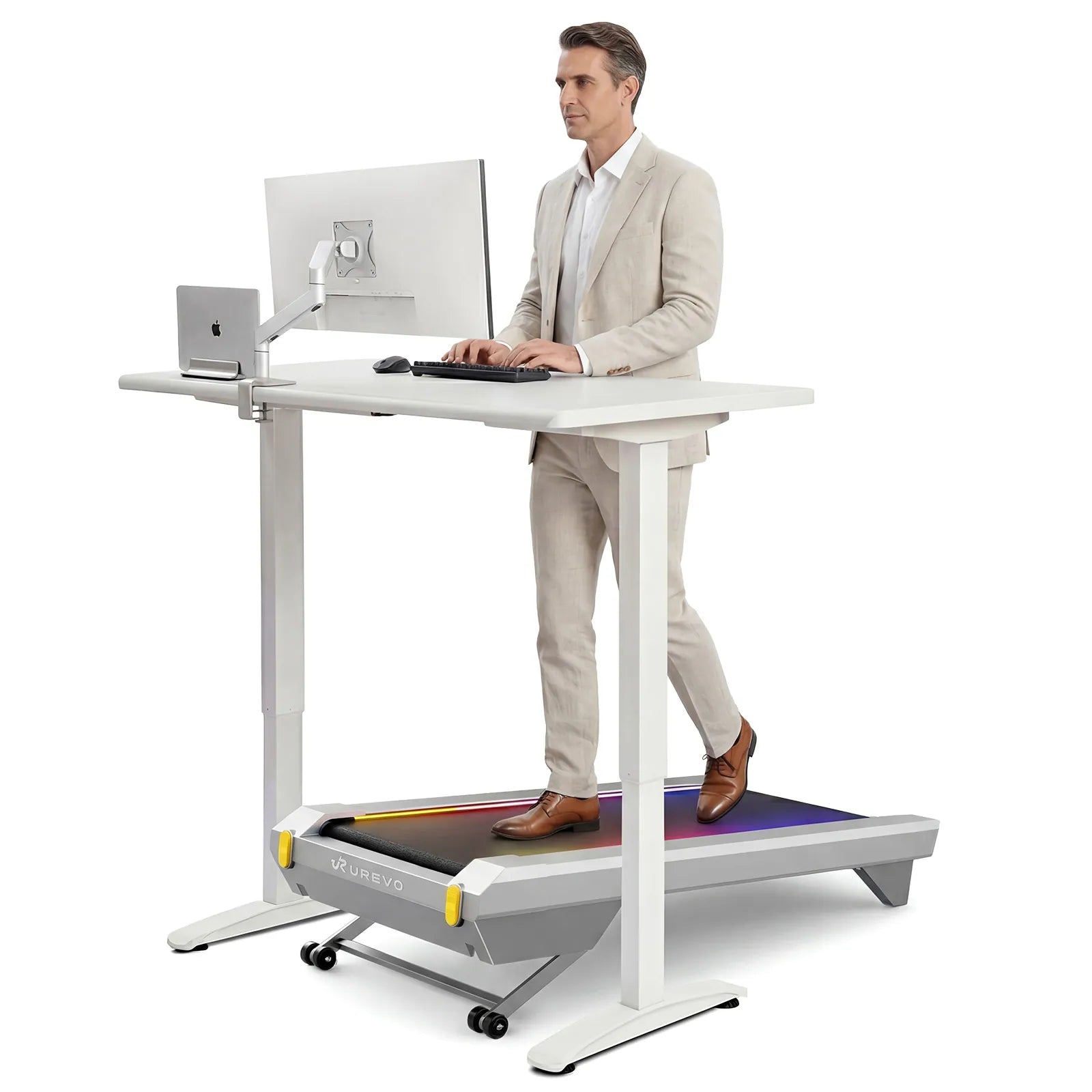 UREVO CyberPad for Office under a standing desk