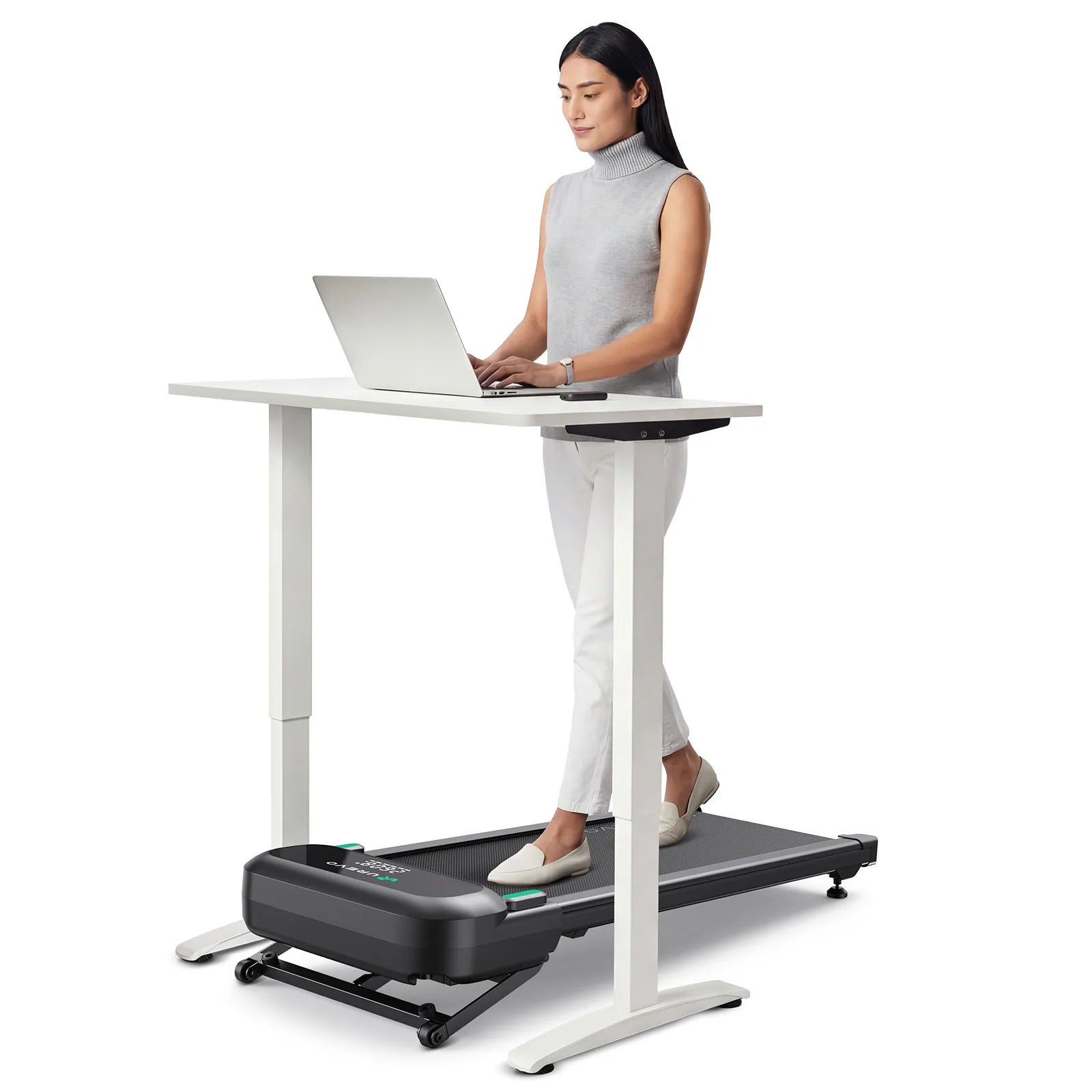 UREVO SpaceWalk 5L under a standing desk